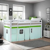 Homestyle4U Pograd, 207,5x110x99,5 cm, zelena