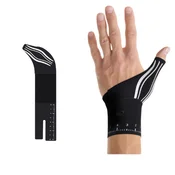 INF Unisex Lahka opornica za palec - Podpora za zapestje - Leva roka - Črna Black Leva roka, (5000243258)