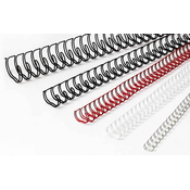 DSB žične spirale 4,7 mm, bele, 100 kos 3:1