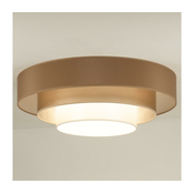 Duolla - LED plafonsko svetlo LUNETA LED/26W/230V prec. 60 cm 4000K braon/zlatna