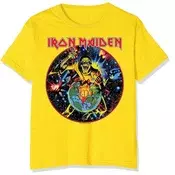 Iron Maiden World Piece Tour Circle Yellow L Majica