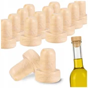 shumee 50x SINTETIČNI GOBJI ZAMAŠKI ZA STEKLENICE, VINO, LIKERE 12 mm