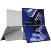 ASUS ZenScreen Duo OLED MQ149CD prenosni monitor - dvojni 35.6cm (14) ekran, FHD (1920 x 1200), 16:10, OLED panela, HDR400, 100% DCI-P3, dE < 2, dvojni USB Type-C, mini-HDMI - 90LM0AKV-B01N70