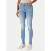 Guess Jeans hlače W2YA46 D4Q01 Modra Skinny Fit
