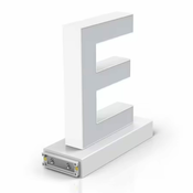 LED črka E 75mm za sestavo napisa Arial 6500K klik bela
