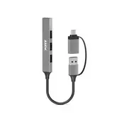 Port HUB USB-C/A 4 porta 480 Mbps SLIM