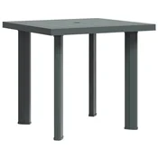 Vidaxl Vrtna miza 80x75x72 cm plastika