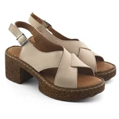 LP Fashion Ženske sandale, Kožne, Bež