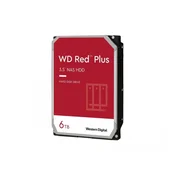 Western Digital Red Plus Hard disk, 6TB, 3.5, SATA III, 256MB, IntelliPower, NAS, WD60EFPX
