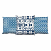 Aberto Design Set od 3 jastuka 43x43cm Šareni