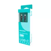 ADATA kabel USB 3.2 - USB Type-C - Type-C 1m plastični crni CACC-100PN-BK