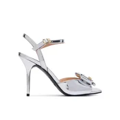 LOVE MOSCHINO Sandali JA16069G0OJE090B Srebrna
