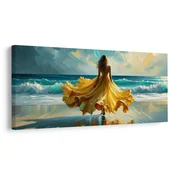 Slika sončni zahod in morje - 200x100