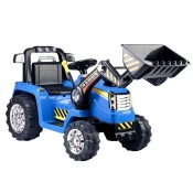 Lean-toys Traktor – nakladalec 2x45W 7Ah MP3 + žarometi in daljinec