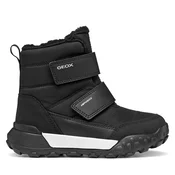 Škornji za sneg Geox J Trekkyup Boy B Abx J66MBA 0FU54 C9999 S Črna