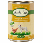 Ekonomicno pakiranje Lukullus 24 x 400 g - Govedina i puretina