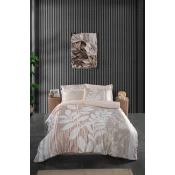 Aberto Design Komplet posteljina 480, 200x220 cm, Krem-Bela