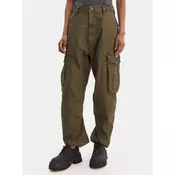 G-Star Raw Hlače iz tkanine D28756-D388 Zelena Boyfriend Fit