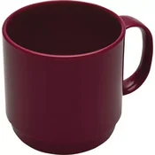 Ornamin plastična skodelica 220 ml, robidova barva