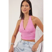 Trendyol Milla Ženska bluza TWOSS24BZ00061, Roze