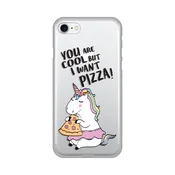 Maska Silikonska Print Skin Za Iphone 7/8/SE (2020) Unicorn Pizza