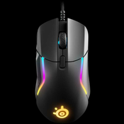 SteelSeries I Rival 5 I Gaming Mouse I Lightweight 85g / TrueMove Air precision optical sensor / Golden Micro IP54 Switches / Ergonomic 9-button programmable layout / PrismSync lighting with 10 zones