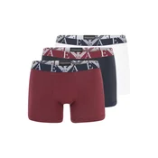 Emporio Armani Boksarice mornarska/vinsko rdeča/bela