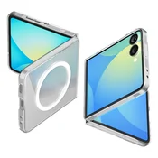 OVITEK SPIGEN AIRSKIN MAG MAGSAFE GALAXY Z FLIP 7 CRYSTAL CLEAR/WHITE