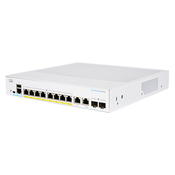 Cisco CBS350 Managed 8-port GE, PoE, Ext PS, 2x1G Combo (CBS350-8P-E-2G-EU)