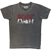 AC/DC Silhouettes Charcoal Grey XL Majica