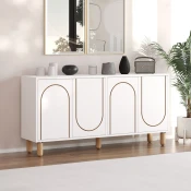 Hanah Home Konzolni sto Verona, 150x73x36 cm, Beli