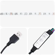 Krevetna ploca s LED-om Zanatski Hrast 160 x 16,5 x 103,5 cm