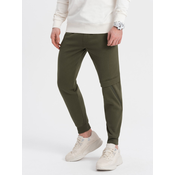 Ombre Clothing Spodnji del trenirke Zelena