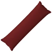 vidaXL Blazina z blazino HOUTEN Vinorodna rdeča 40 x 145 cm Lažni lanu