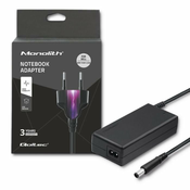 Qoltec napajalnik za prenosni računalnik dell 90w | 19,5v | 4,62a | 7,4*5,0+pin | + napajalni kabel