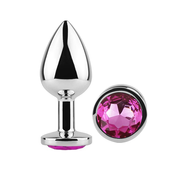Diamond Butt Plug Small Pink