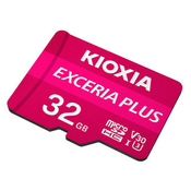 Kioxia memorijska kartica Exceria Plus (M303), 32GB, microSDHC, LMPL1M032GG2, UHS-I U3 (klasa 10)