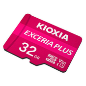 Spominska kartica Kioxia Exceria Plus (M303), 32 GB, microSDHC, LMPL1M032GG2, UHS-I U3 (razred 10)