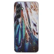 GS Zlati glamurozni ovitek za Samsung Galaxy A54, perje