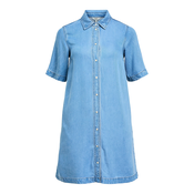 OBJECT Dolga srajca OBJFRAME moder denim