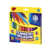 Astra ASTRA Barvni trikotni markerji JUMBO Set 10, 314114001