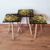Hanah Home Set klub stocica 3Shp106, 3 komada, Bela