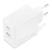Lenovo Polnilec Dual USB-C 65W GaN