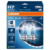 shumee 2x H7 OSRAM ŽARNICE 5000K HLADNO MODRA INTENZIVNA LED EKSTRANČNO BEL VIDEZ DUO BOX