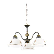 Kolarz 731.83.150 - Luster na lancu NONNA 3xE27/75W/230V, sa motivom jelena, ružicasto zlato
