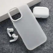Maska Electro Glow Frame za iPhone 17 bela