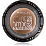 Maybelline Color Tattoo 4 g 24H sjenilo za oci ženska On And On Bronze