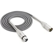 INF Silver XLR moški na ženski mikrofonski kabel za mešalnik ojačevalnik - 3/5/10M 3 m, (5000090818)