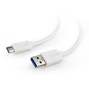 GEMBIRD CCP-USB3-AMCM-W-0.5M USB 3.0 A-C (AM/CM) 0,5m White, kabel, (5000263427)