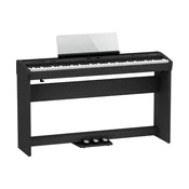 Digitalni pianino pro SET črn mat prenosni FP-60X BK Roland KOMPLET (stojalo + pedala)
